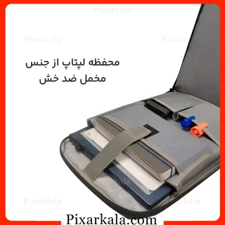 کیف کولی ادونچر Adventure مشکی با پورت USB، جا کارتی روی بند، پارچه آب‌گریز و بند اتصال به چمدان
