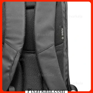 کیف کولی ادونچر Adventure مشکی با پورت USB، جا کارتی روی بند، پارچه آب‌گریز و بند اتصال به چمدان