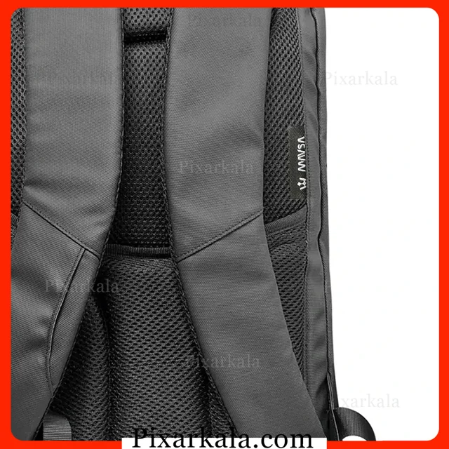 کیف کولی ادونچر Adventure مشکی با پورت USB، جا کارتی روی بند، پارچه آبگریز و بند اتصال به چمدان