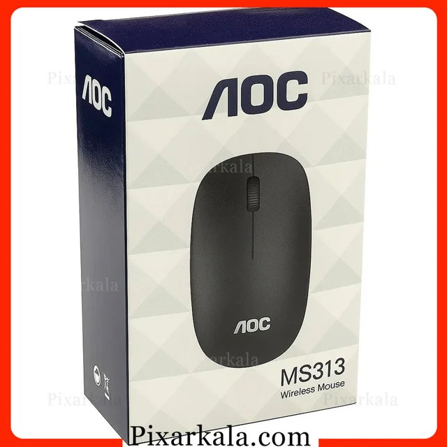 ماوس شارژی AOC MS313 با اتصال بلوتوث و دانگل USB و DPI قابل تنظیم