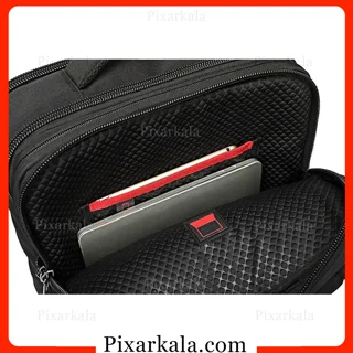 نمایش ظرفیت و چیدمان وسایل داخل کوله B00328
