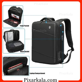فضای داخلی و جیب های کوله آرکتیک هانتر B00345