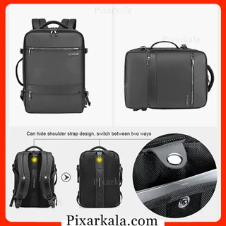 جزئیات پارچه و زیپ کوله B00350