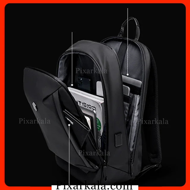 فضای داخلی کوله لپ تاپ آرکتیک هانتر B00443
