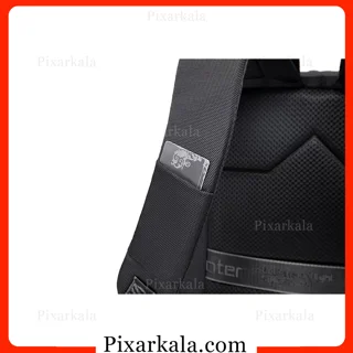 نمای جانبی کوله پشتی لپ تاپ B00498 جای انواع کارت