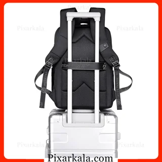 نمای پشت کوله پشتی Arctic Hunter B00498 دسته چمدان
