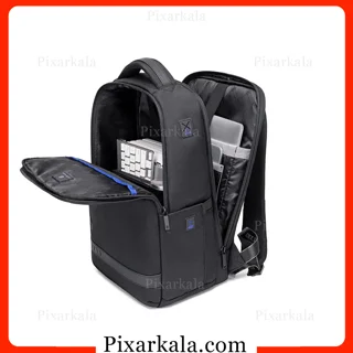 فضای داخلی کوله لپ تاپ آرکتیک هانتر B00498 تفکیک پذیری عالی