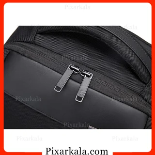 نمای جانبی کوله پشتی لپ تاپ B00498 زیپ های حرفه ای