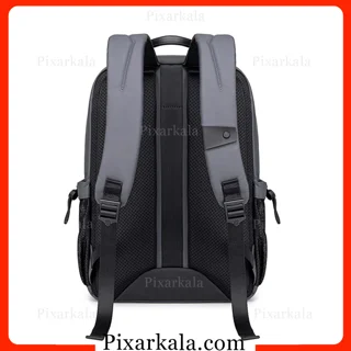 کوله پشتی لپ تاپ آرکتیک هانتر B00534 نمای پشت طوسی