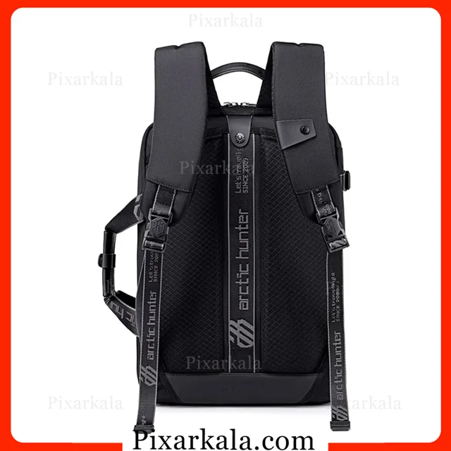 نمای پشت کوله پشتی آرکتیک هانتر مشکی B00540