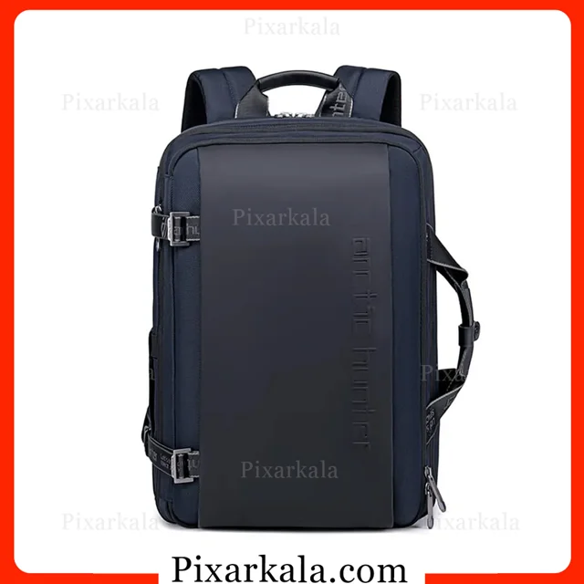 نمای جلوی کوله پشتی لپ تاپ آرکتیک هانتر آبی B00540