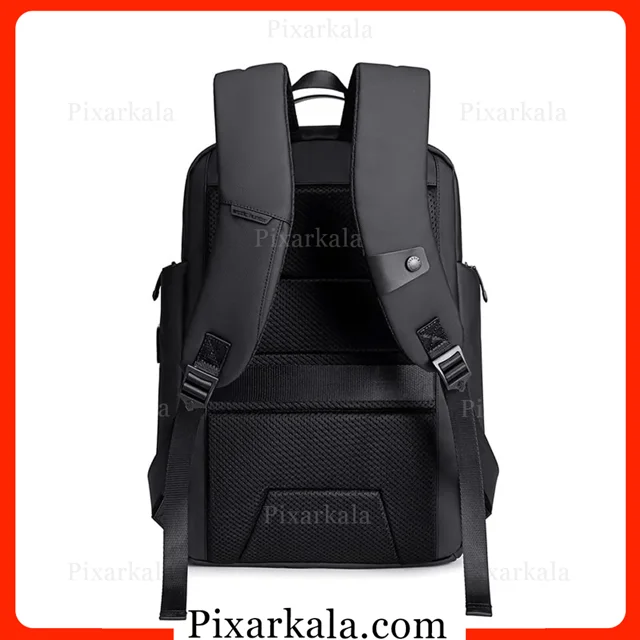 نمای پشت کوله لپ تاپ B00554 مشکی