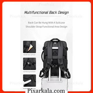جزئیات دسته حمل و زیپ‌های کوله B00862