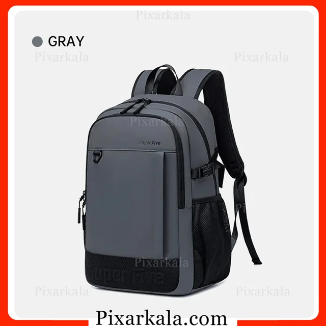 کوله پشتی لپ تاپ سوپر فایو مدل طوسی FB00696