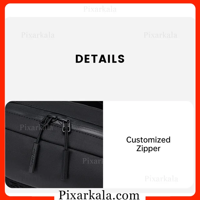 جزئیات دوخت و زیپ کیف سوپر فایو FXB00752