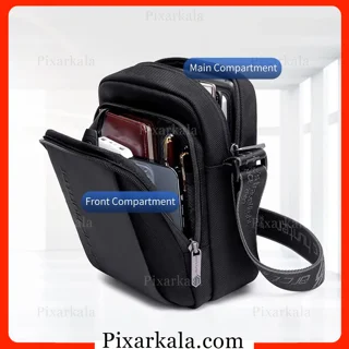 فضای داخلی و محفظه‌های کیف دوشی آرکتیک هانتر K00542
