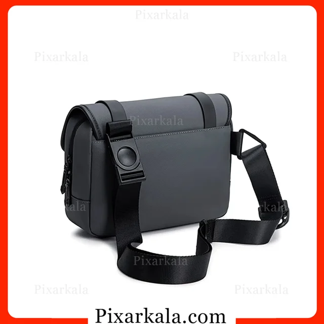 نمای پشت کیف دوشی Arctic Hunter K00568 طوسی