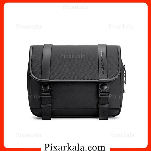 کیف دوشی آرکتیک هانتر K00568 نمای روبرو مشکی