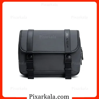 کیف دوشی آرکتیک هانتر K00568 نمای روبرو طوسی