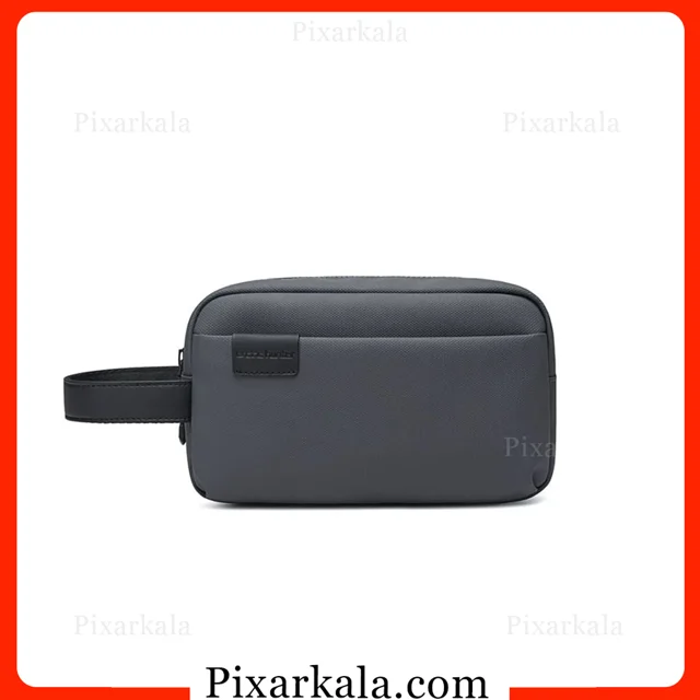 کیف پاسپورتی آرکتیک هانتر K00580 نمای روبرو طوسی