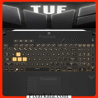 کیبورد لپ تاپ ASUS FX607V با نمایش بخش داخلی