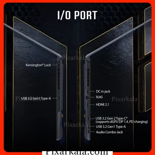 درگاه‌های ارتباطی لپ تاپ ASUS FX607V
