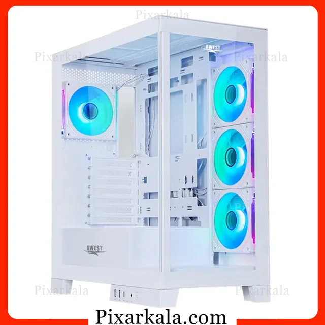 کیس کامپیوتر AWEST GT-AQ16MW White مناسب سیستم گیمینگ