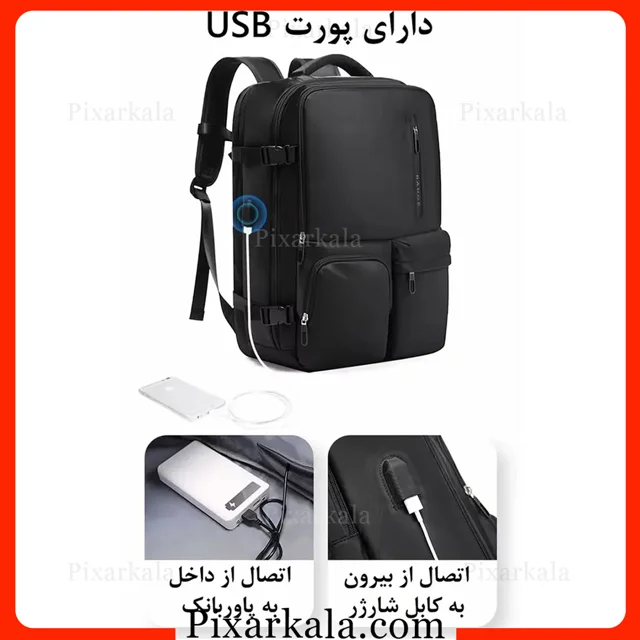 پورت USB کوله پشتی بنج BANGE 1800