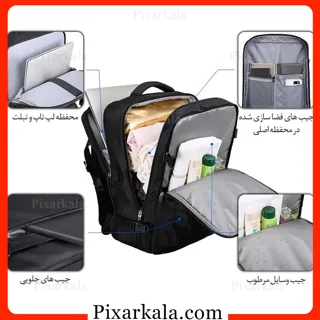 کیف لپ تاپ بنج 1801 مشکی تفکیک بندی