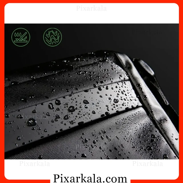 مقاومت پارچهی کیف دوشی بنج 2876 در برابر قطرات آب