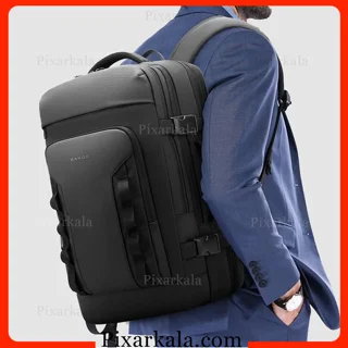 کوله پشتی لپ تاپ BANGE 3055 هنگام حمل