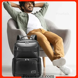 کوله لپ‌تاپ بنج 6627 مشکی در استفاده روزمره