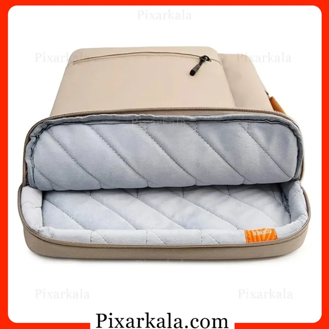 کیف دستی لپ‌تاپ Bange 6802D صورتی؛ ترکیب طراحی باریک و محافظت روزمره