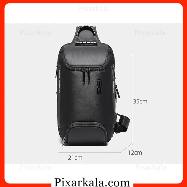 ابعاد کیف رو دوشی بنج 7082 در مقایسه با تبلت