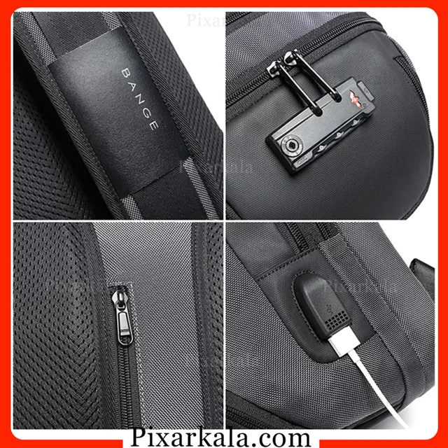 قفل رمزدار و پورت USB کیف بنج 7082