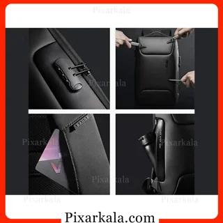 جزئیات طراحی، زیپ و بندهای کوله بنج 7216