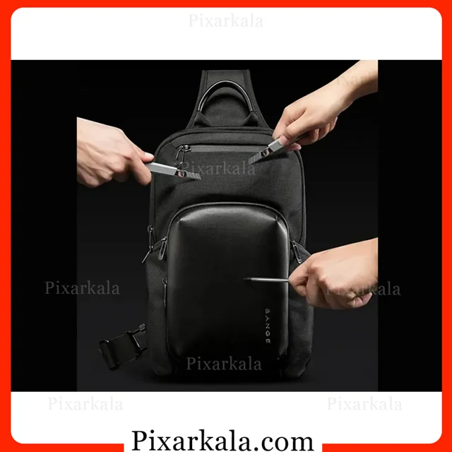 کیف دوشی مشکی BANGE 7718 Cyvox