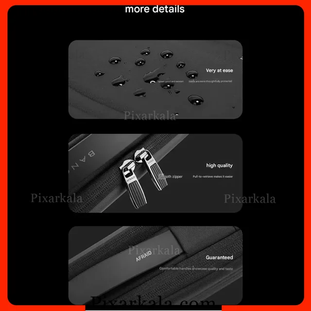 محافظت و ساختار کیف لپ تاپ BANGE 8018