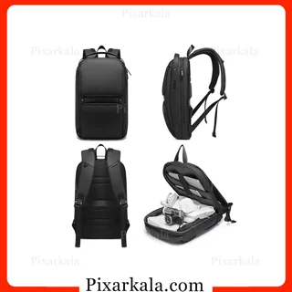 نمای پشت کوله پشتی لپ تاپ بنج BN-7261