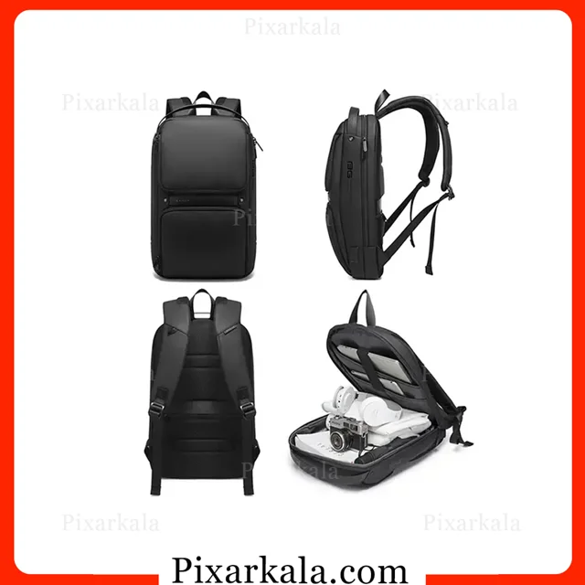 نمای پشت کوله پشتی لپ تاپ بنج BN-7261