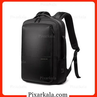 نمای پشت کوله لپ تاپ مشکی BANGE S53