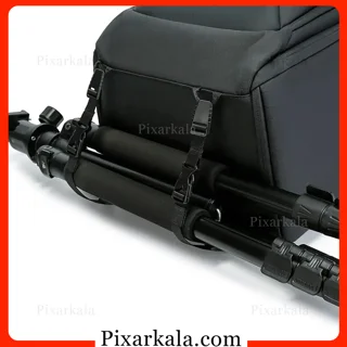 بخش لپ‌تاپ کوله بنج XJ325 در حالت باز
