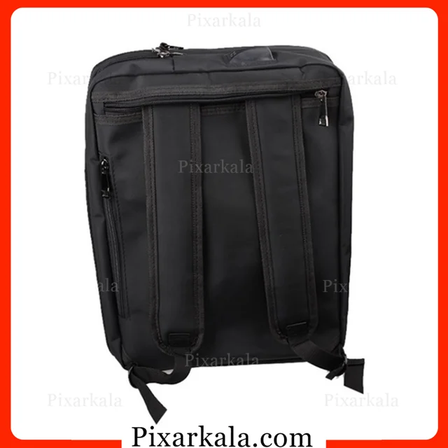 کیف لپ تاپ سه کاره طرح CAT مدل 385 مشکی با قابلیت دستی دوشی و کوله