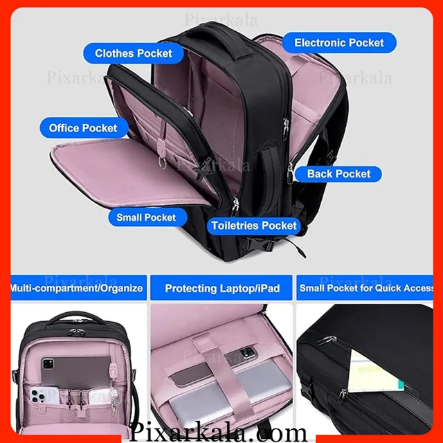 بازشدن 180 درجه کوله پشتی Chantria 617