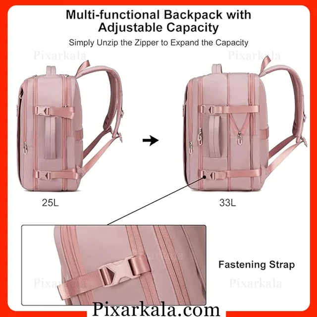 قابلیت افزایش حجم کوله پشتی Chantria 617