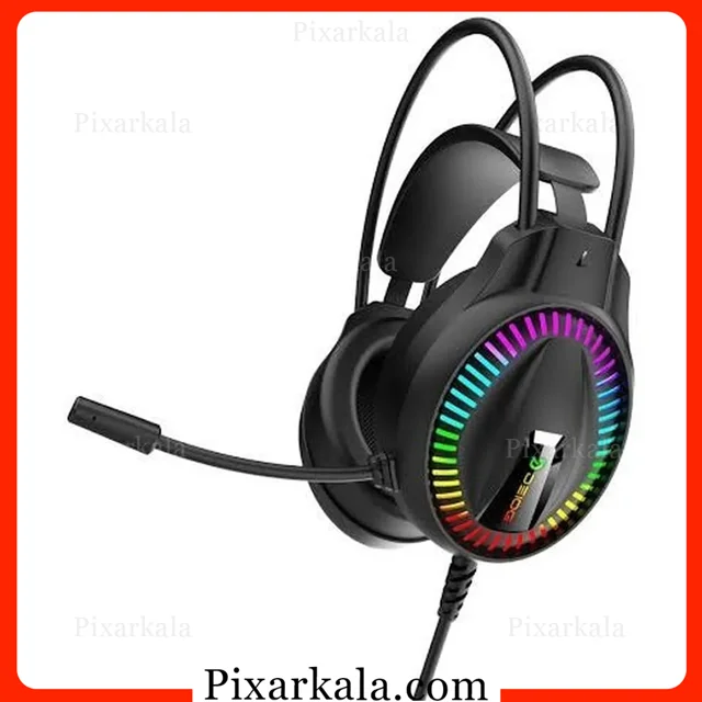 هدست گیمینگ DEIOG X10 با صدای مجازی 7.1 و نورپردازی RGB