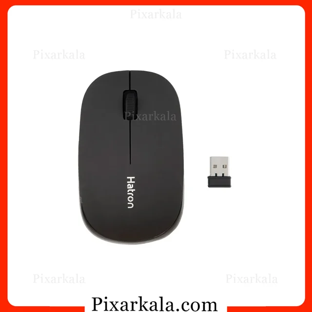 ماوس بی‌سیم سایلنت هترون مدل HMW105SL با اتصال 2.4 گیگاهرتز و دقت 1200 DPI