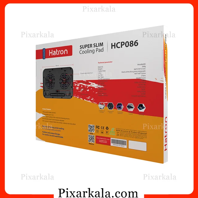 کول پد لپ تاپ هترون مدل Hatron HCP105 با جعبه