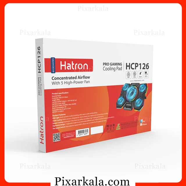 کول پد هترون مدل Hatron HCP126 جعبه
