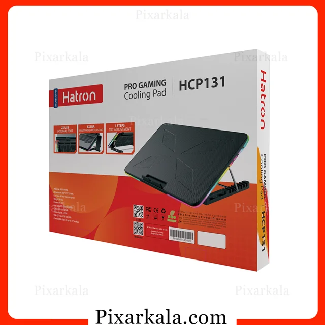 کول پد لپ تاپ هترون مدل Hatron HCP131 با کارتن